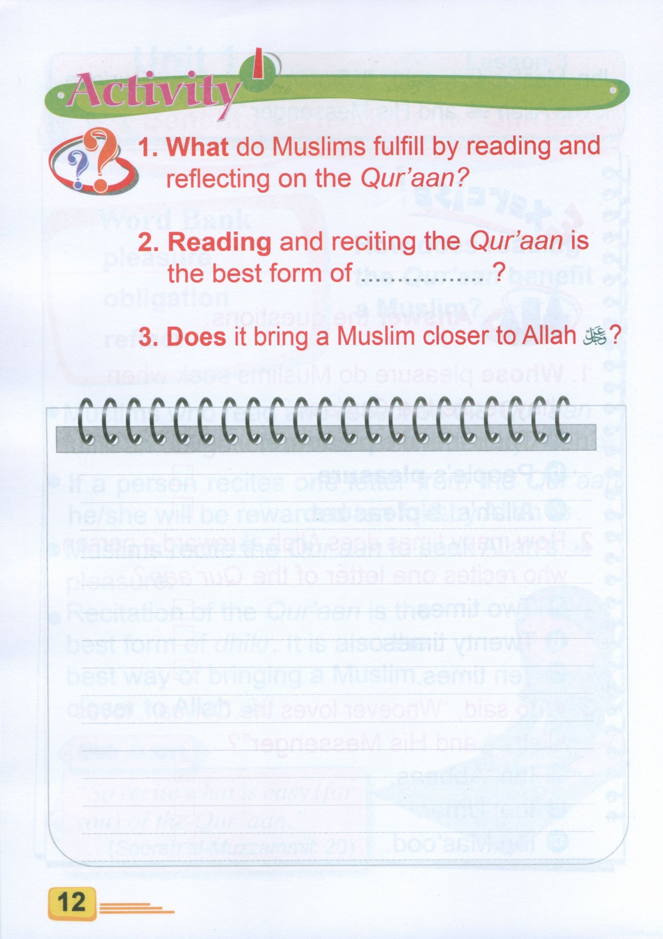ICO Islamic Studies Textbook Level 2 Part 1