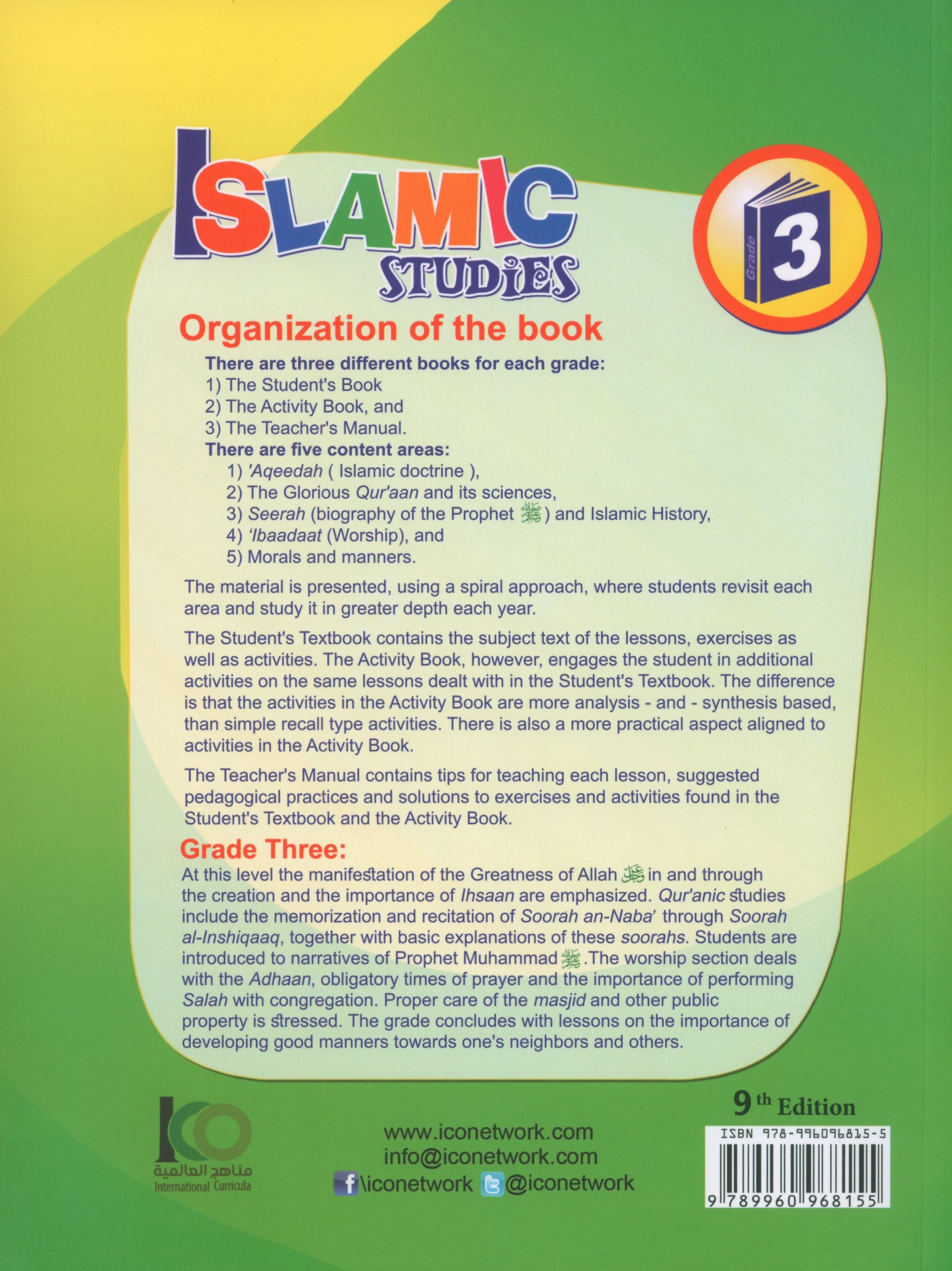 ICO Islamic Studies Textbook Level 3 Part 1