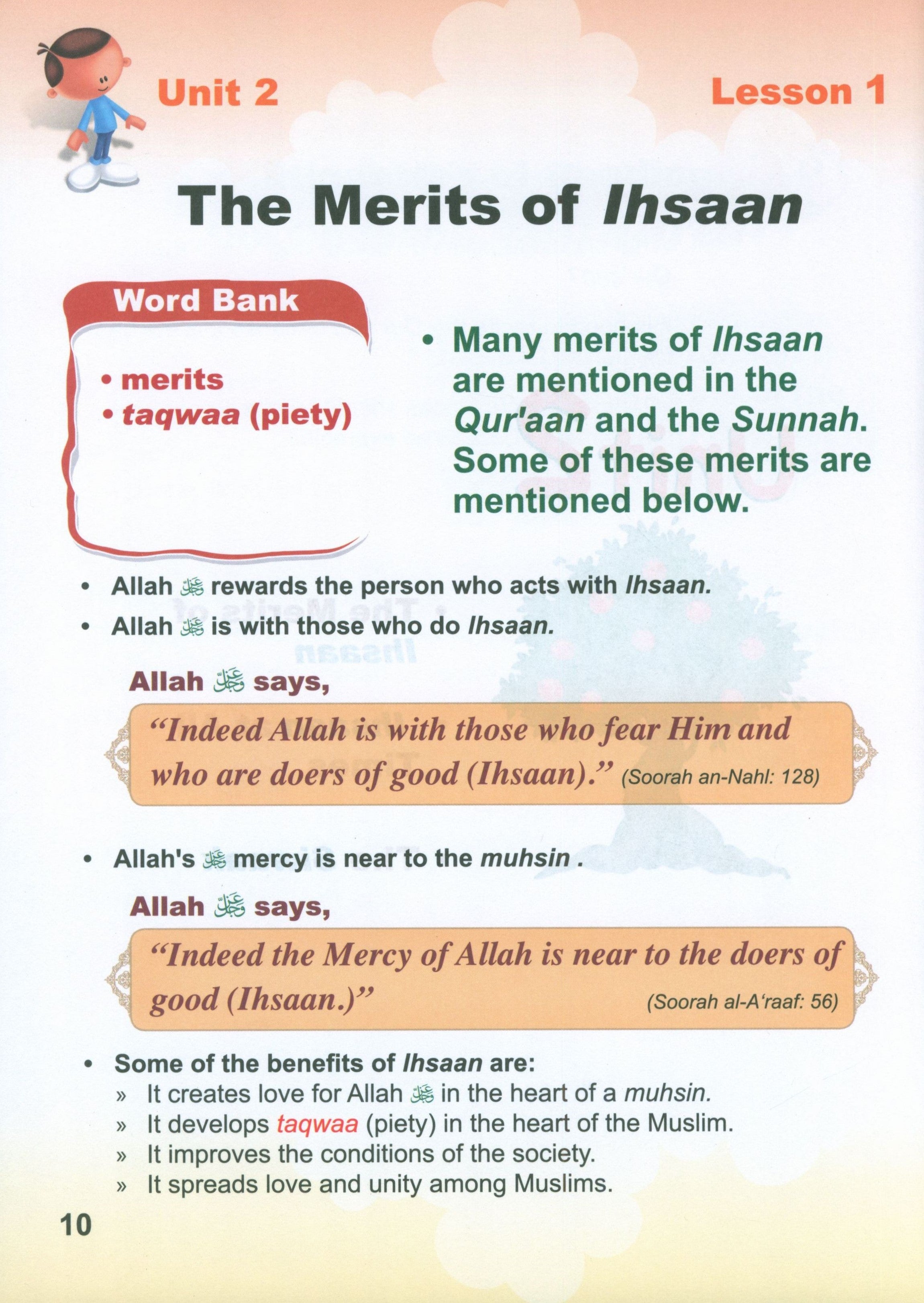 ICO Islamic Studies Textbook: Grade 3 (English - Light Edition)