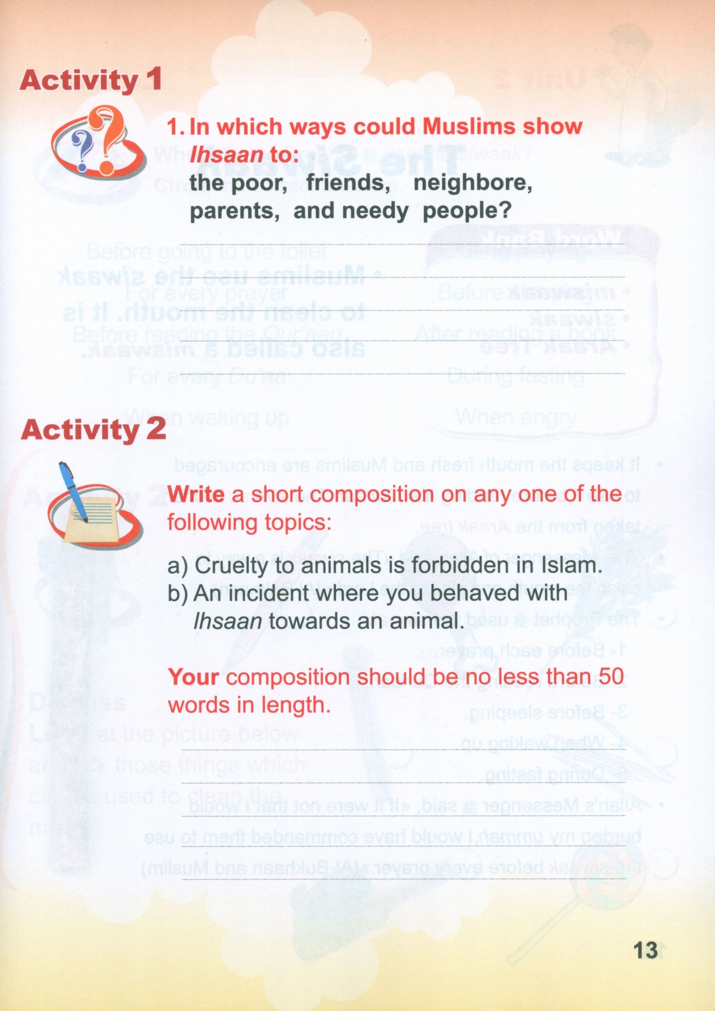 ICO Islamic Studies Textbook: Grade 3 (English - Light Edition)