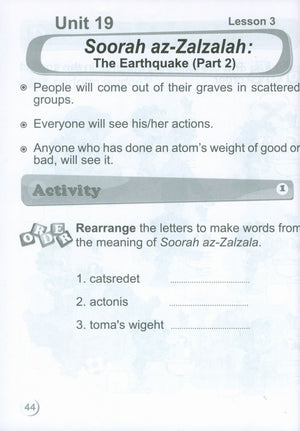 ICO Islamic Studies Workbook Level 1 Part 2