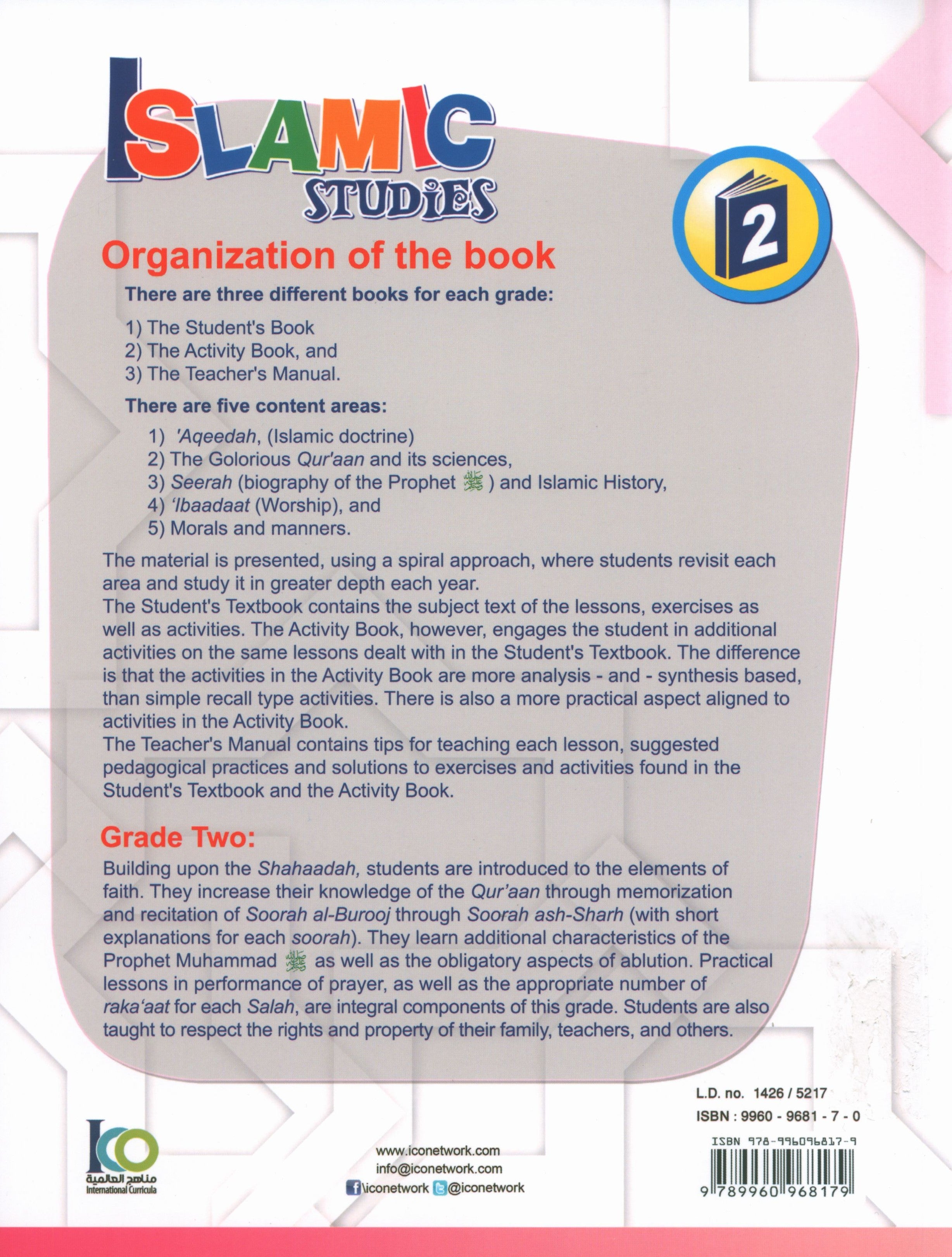 ICO Islamic Studies Workbook Level 2 Part 1