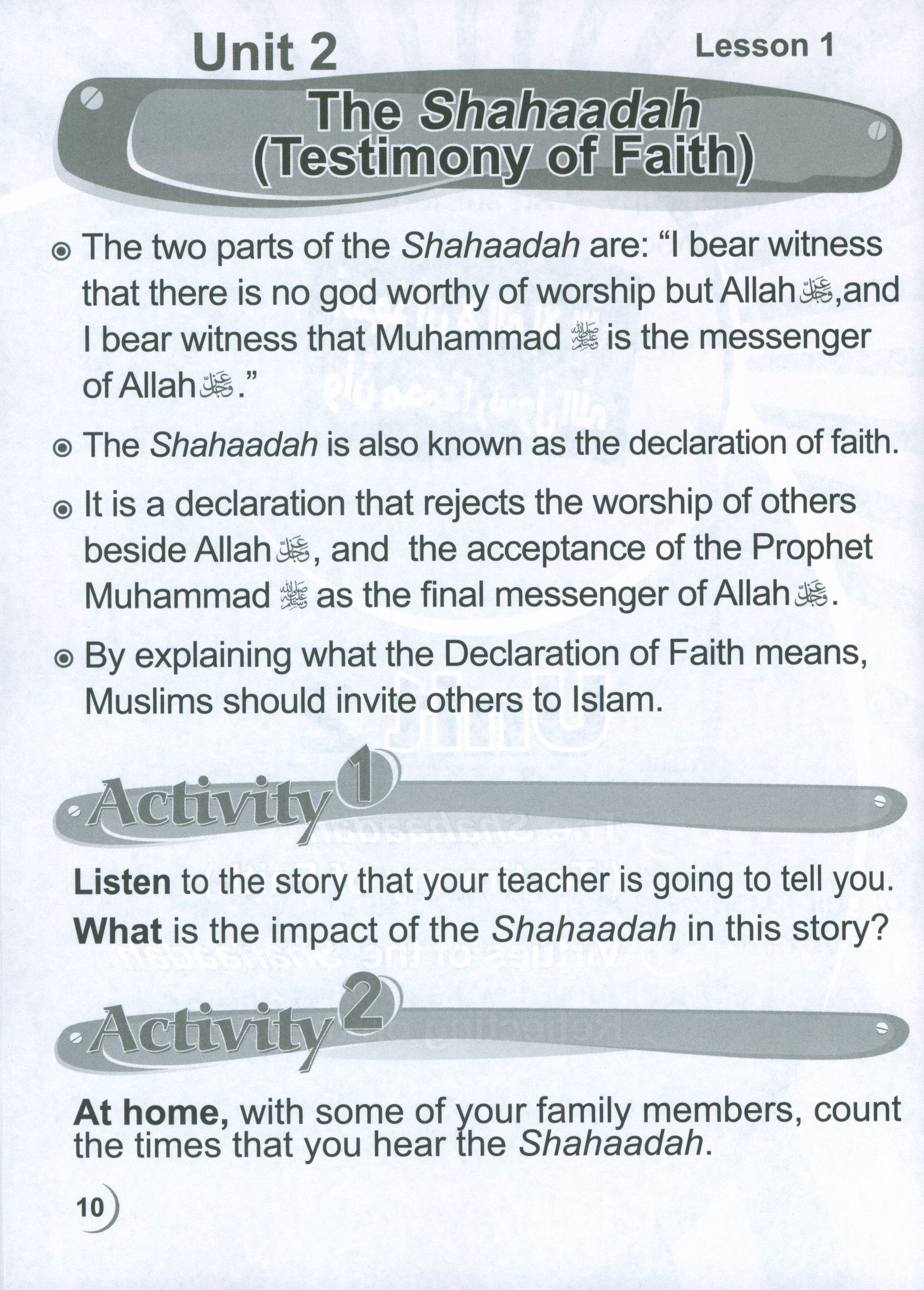 ICO Islamic Studies Workbook Level 2 Part 1