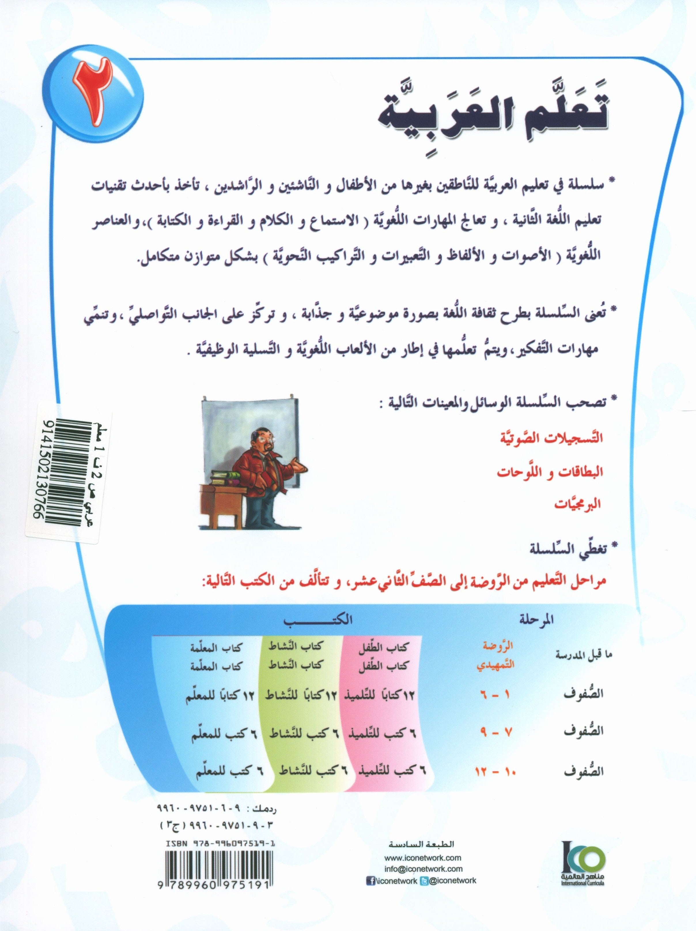 ICO Learn Arabic Teacher Book Level 2 Part 1 تعلم العربية كتاب المعلم