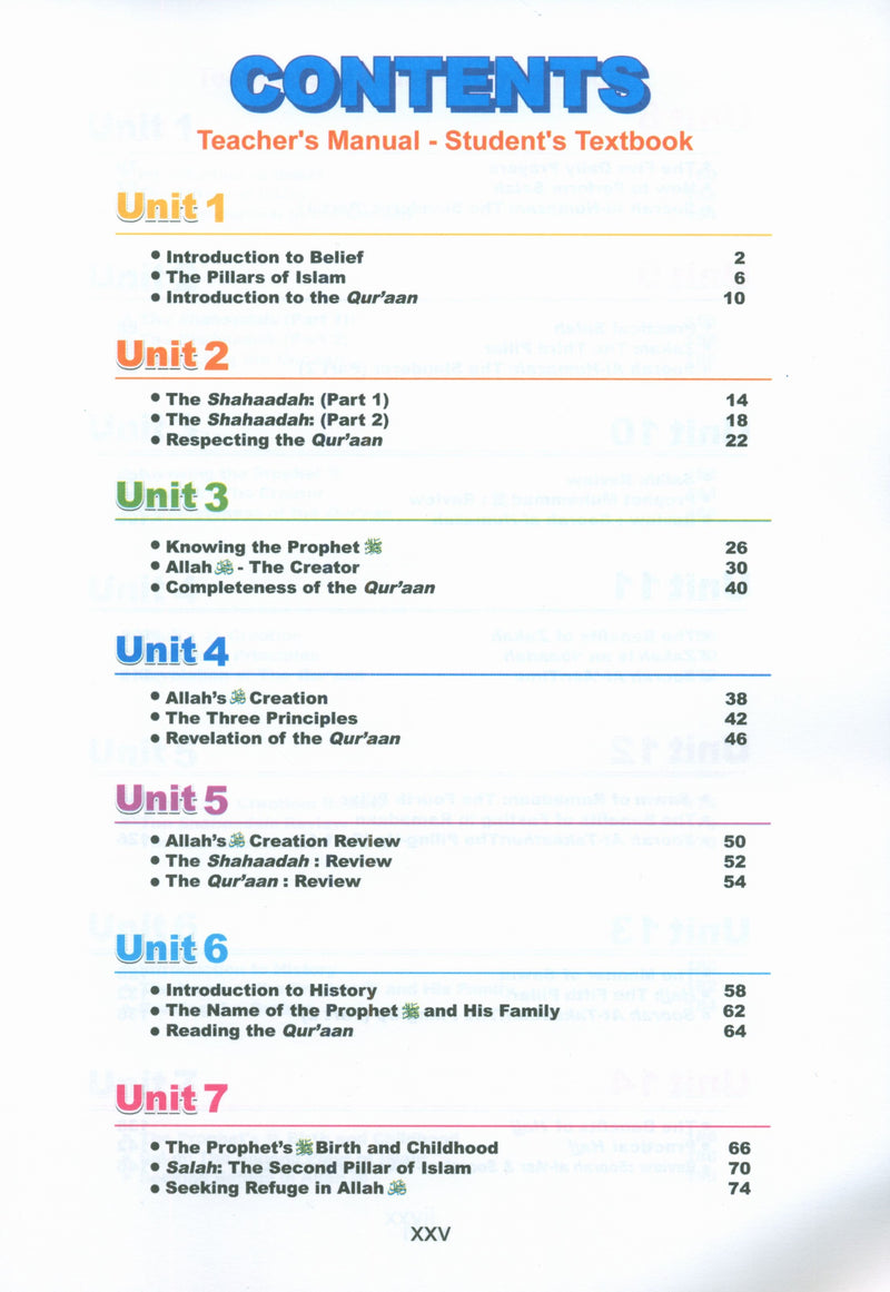 ICO Islamic Studies Teacher's Manual Level 1 Part 1