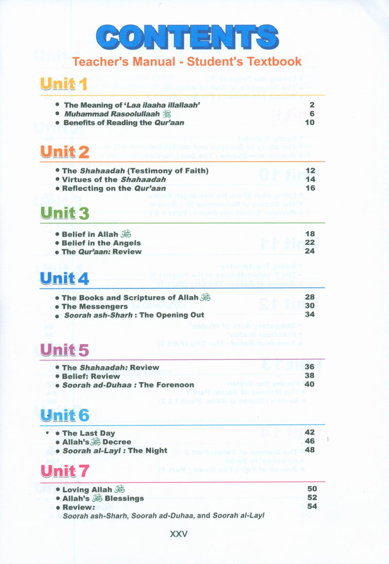 ICO Islamic Studies Teacher's Manual Level 2 Part 1