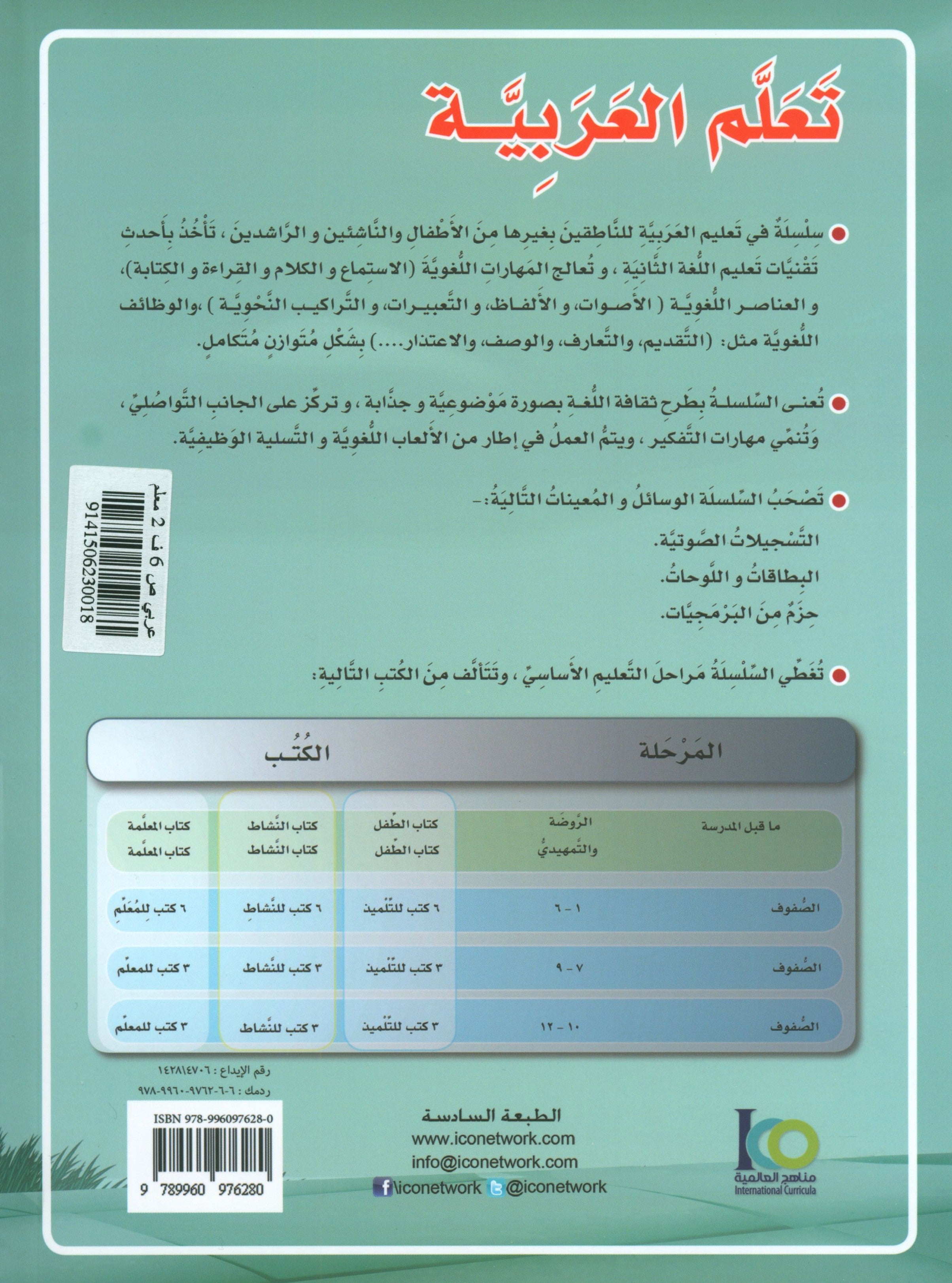 ICO Learn Arabic Teacher Book Level 6 Part 2 تعلم العربية كتاب المعلم