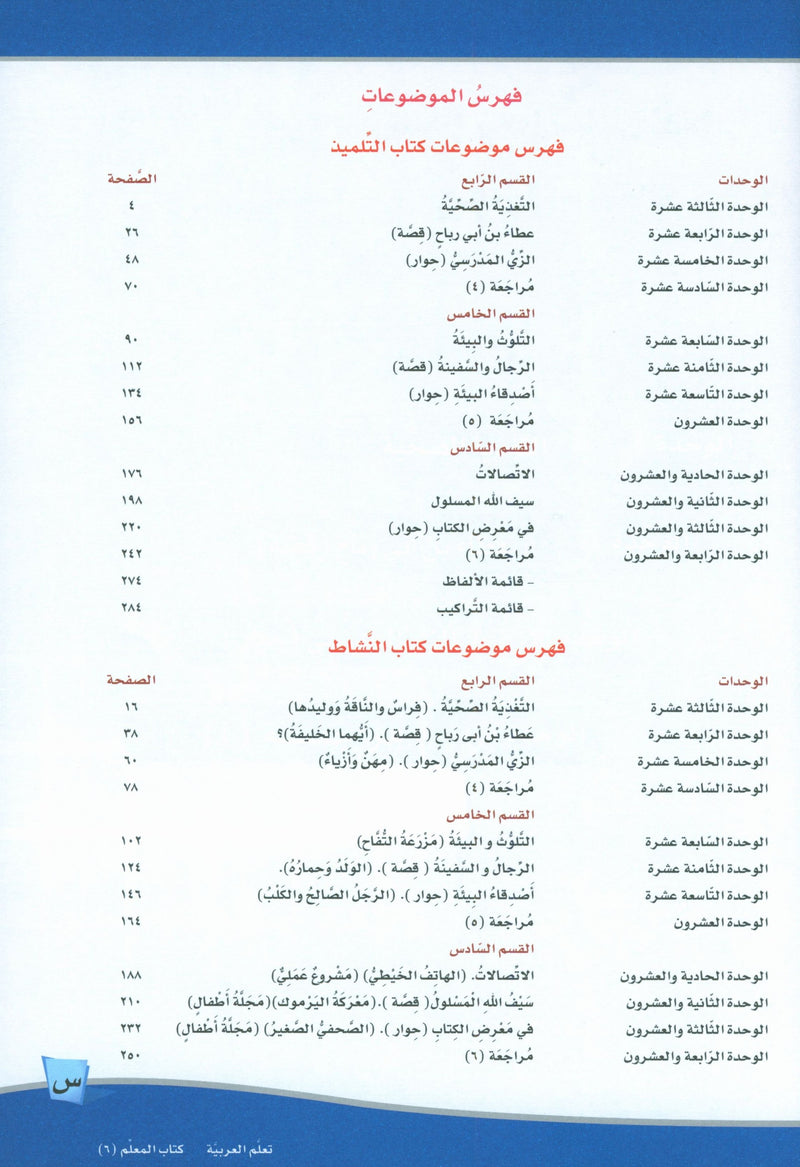 ICO Learn Arabic Teacher Book Level 6 Part 2 تعلم العربية كتاب المعلم