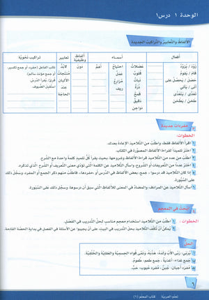 ICO Learn Arabic Teacher Book Level 6 Part 1 تعلم العربية كتاب المعلم