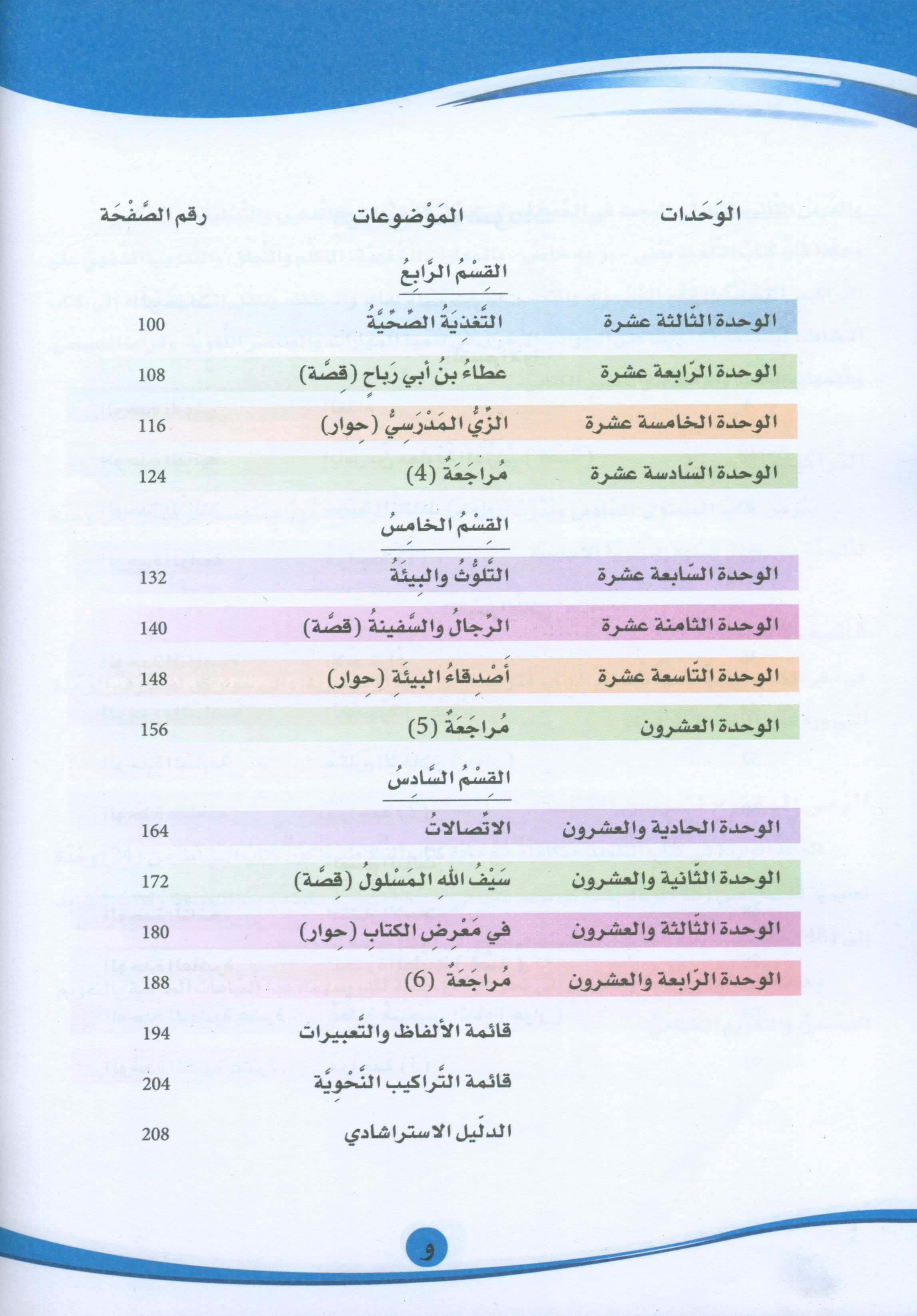 ICO Learn Arabic Textbook Level 6 (Combined Edition, with Access Code) تعلم العربية كتاب التلميذ