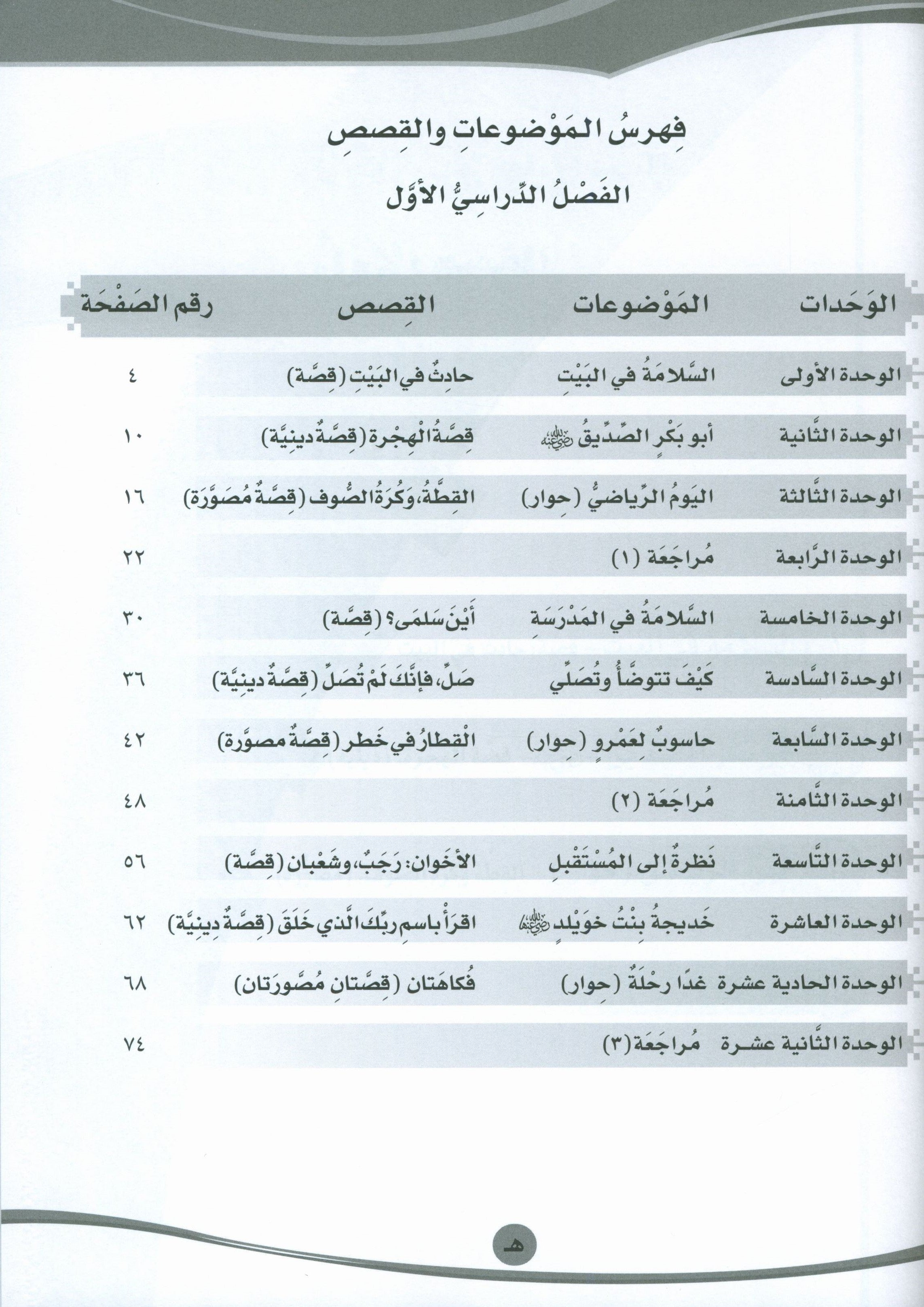 ICO Learn Arabic Workbook Level 4 Part 1 تعلم العربية كتاب التدريبات