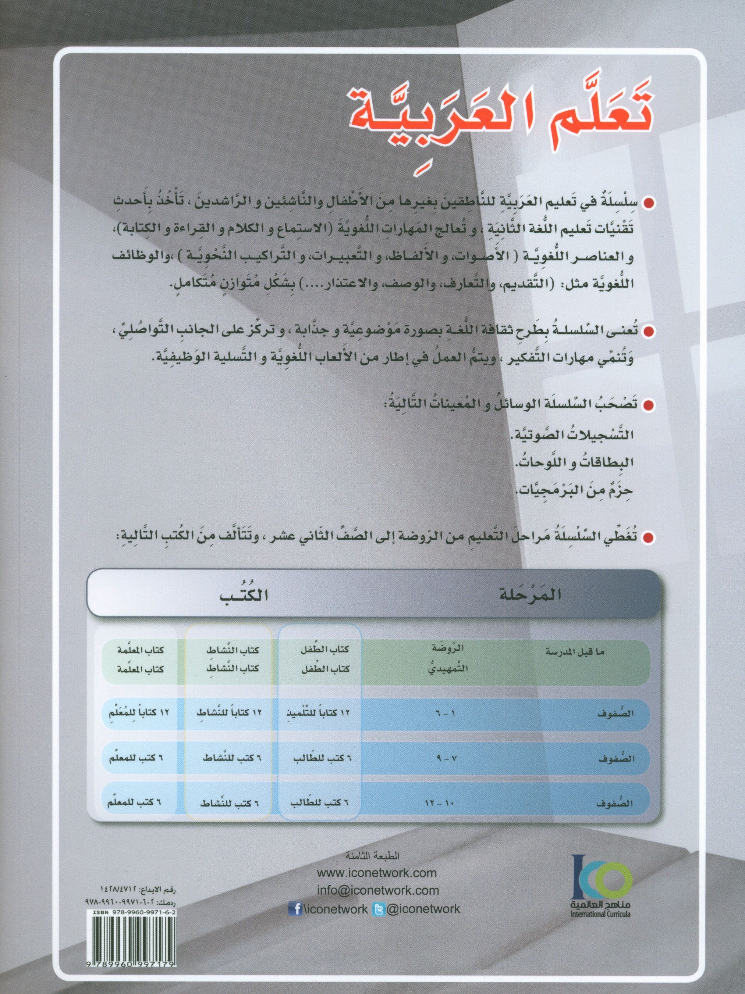 ICO Learn Arabic Workbook Level 5 Part 1 تعلم العربية كتاب التدريبات