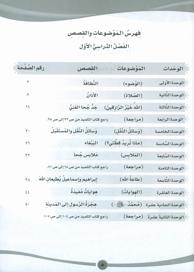 ICO Learn Arabic Workbook Level 5 Part 1 تعلم العربية كتاب التدريبات