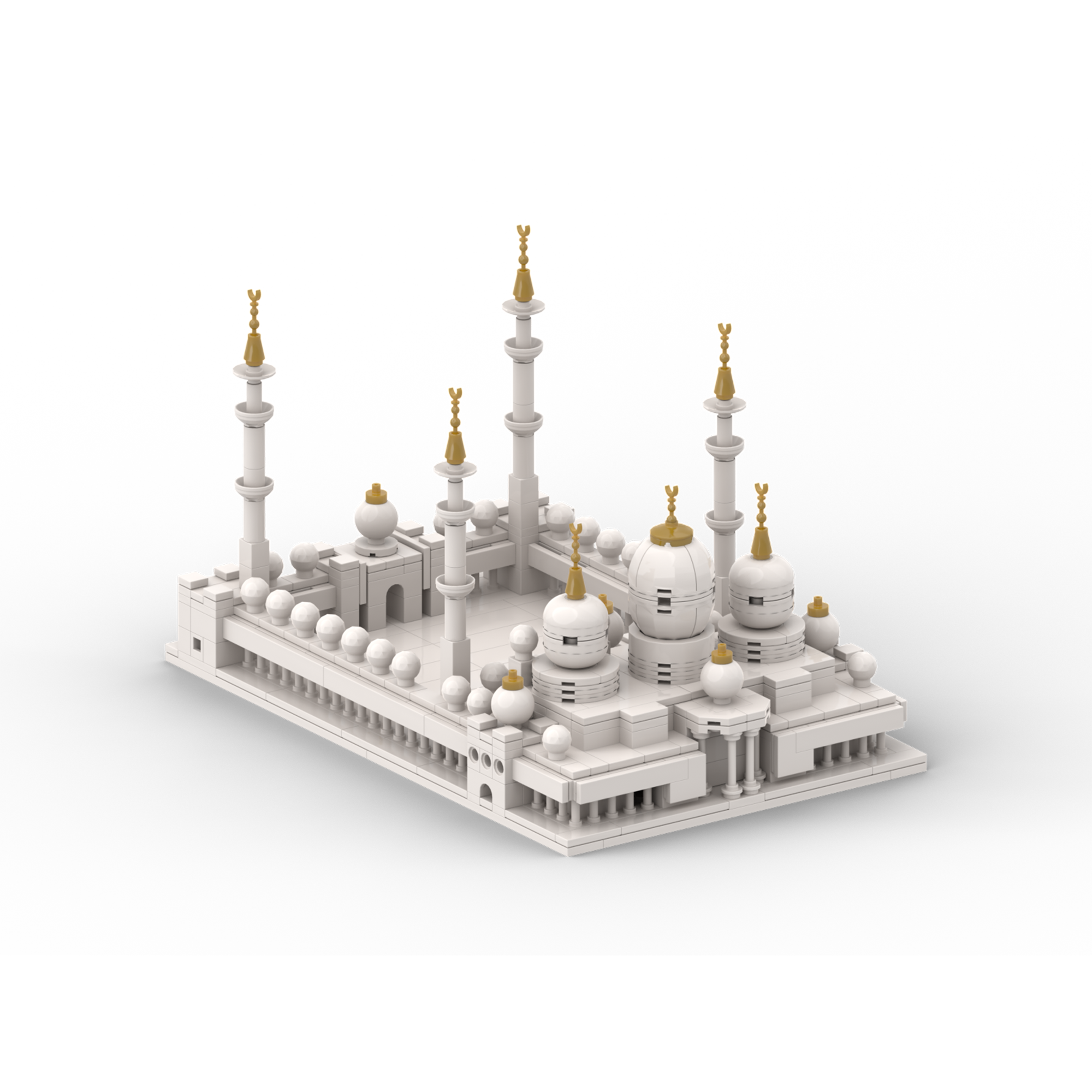 Abu Dhabi Mosque - Islamic Building Blocks Set Sheikh Zayed Grand Mosque