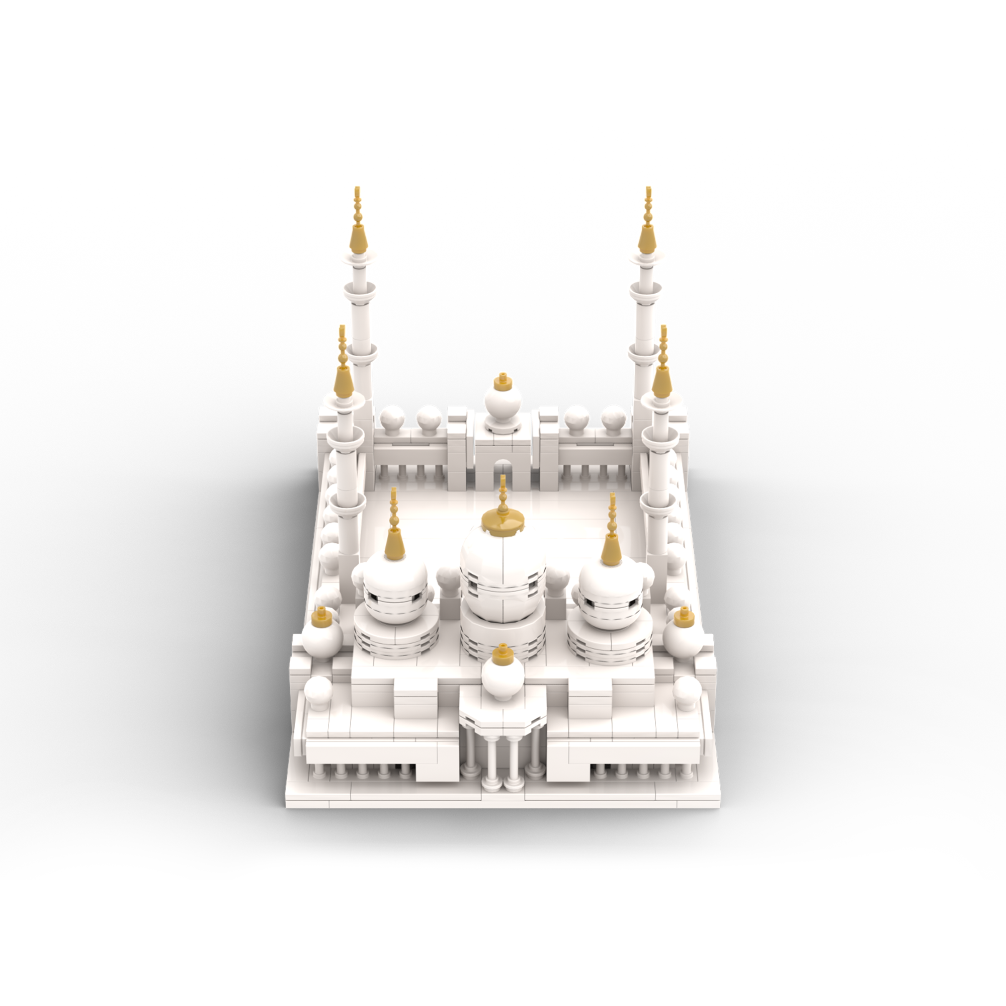 Abu Dhabi Mosque - Islamic Building Blocks Set Sheikh Zayed Grand Mosque