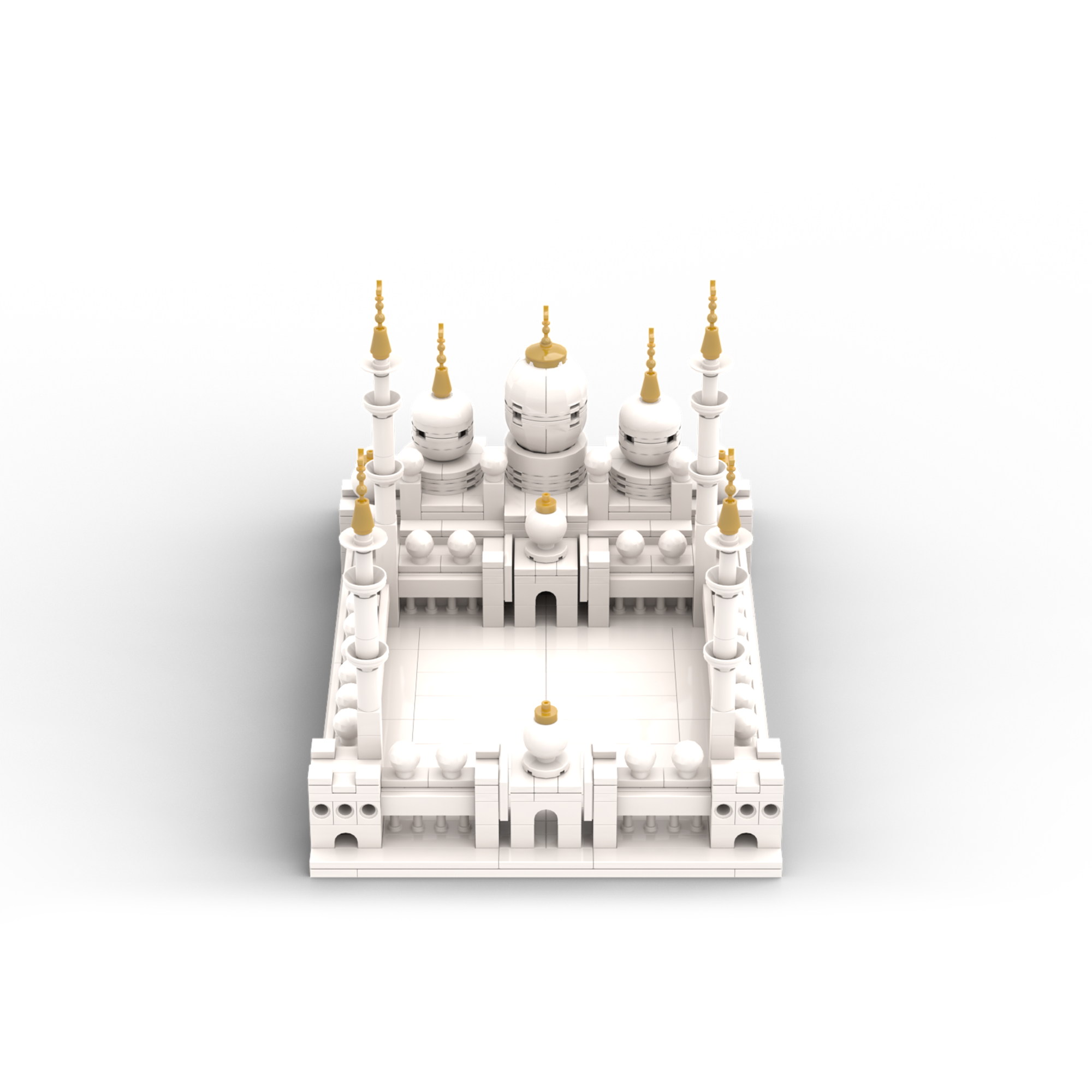 Abu Dhabi Mosque - Islamic Building Blocks Set Sheikh Zayed Grand Mosque