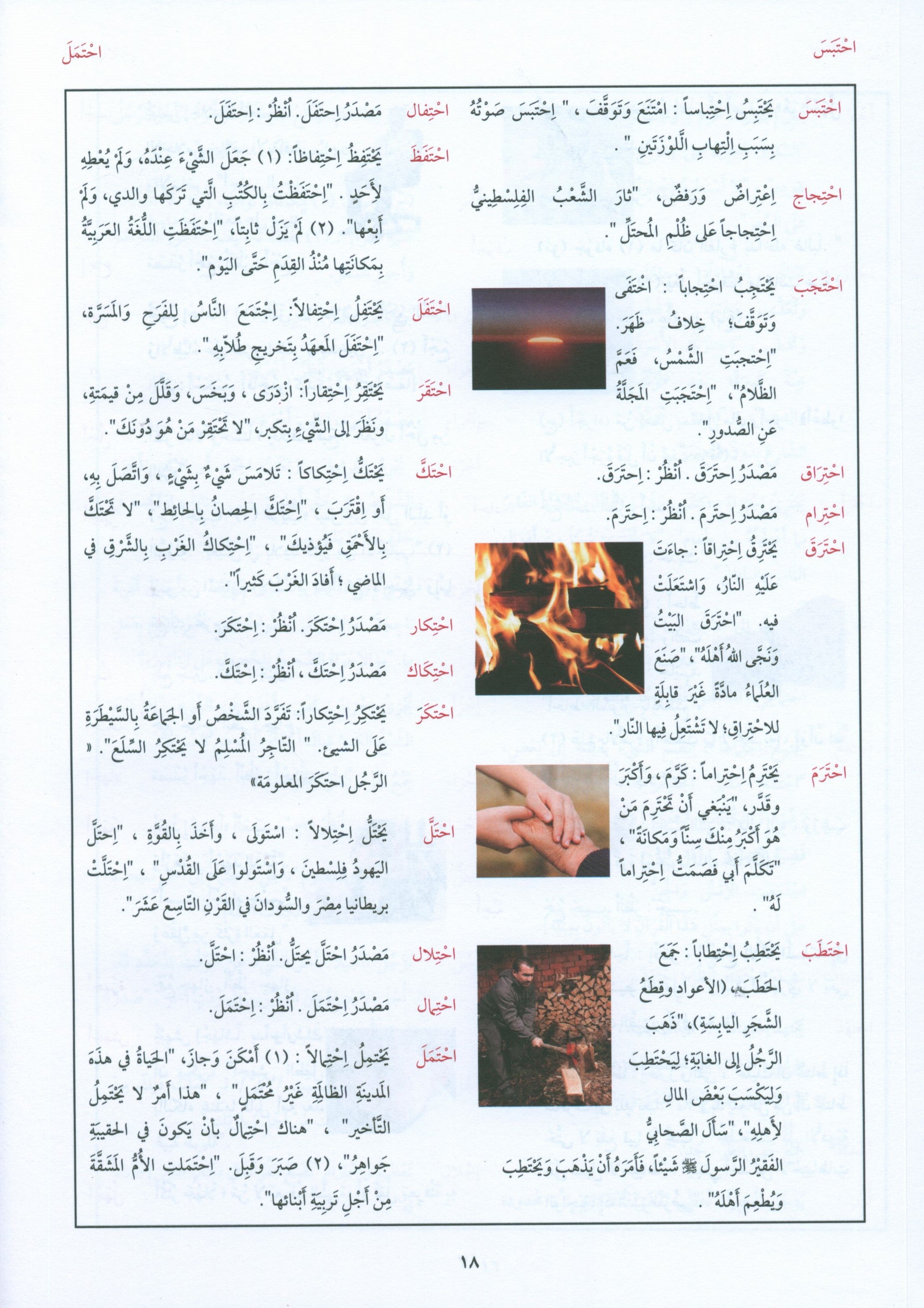 Arabic Between Your Hands Dictionary (Arabic-Arabic) المعجم العربي بين يديك