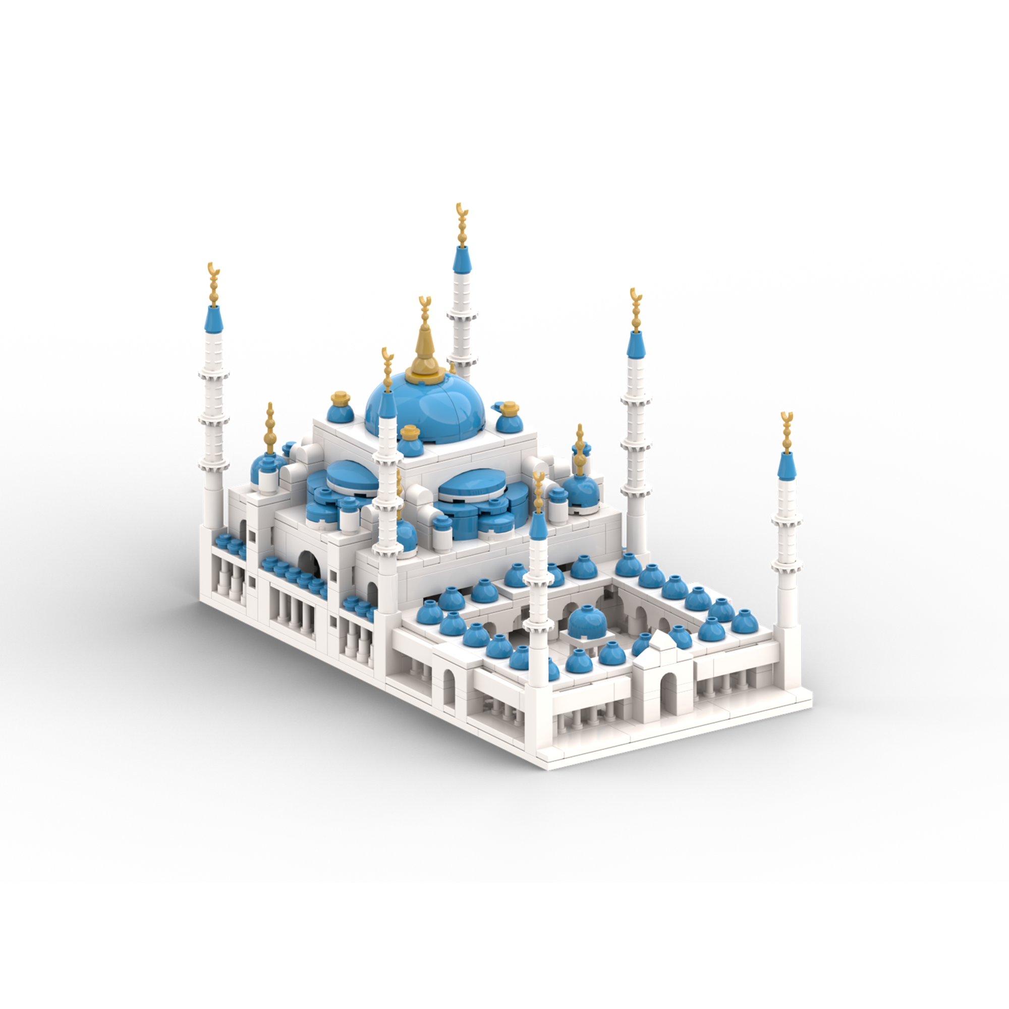 The Blue Mosque - Islamic Building Blocks Set The Sultan Ahmed Mosque