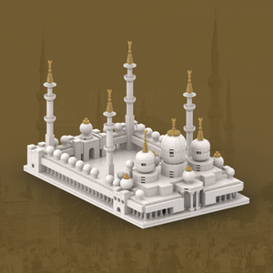 Abu Dhabi Mosque - Islamic Building Blocks Set Sheikh Zayed Grand Mosque