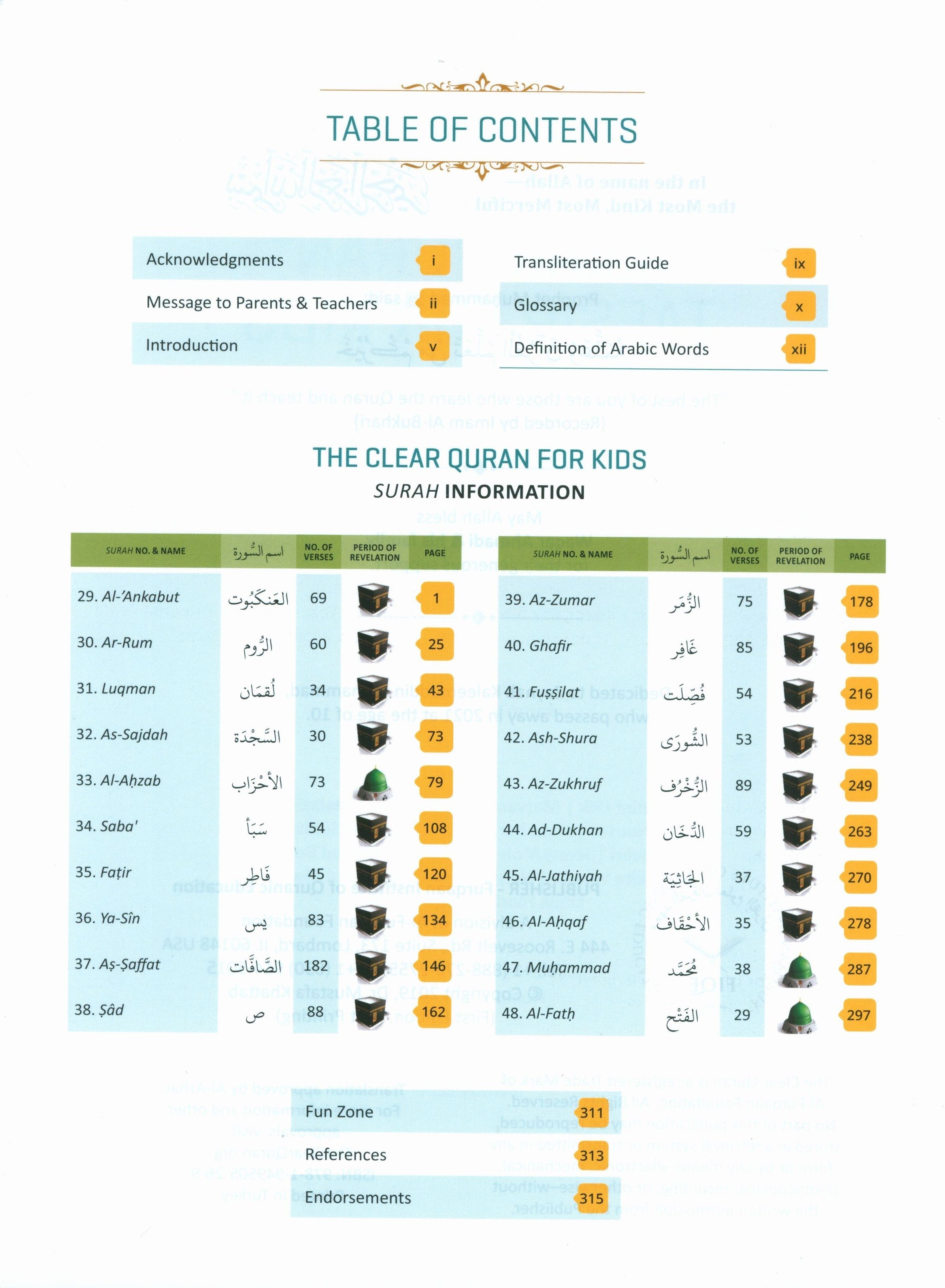 The Clear Quran Tafsir For Kids: Surahs 29-48 (Volume 3)