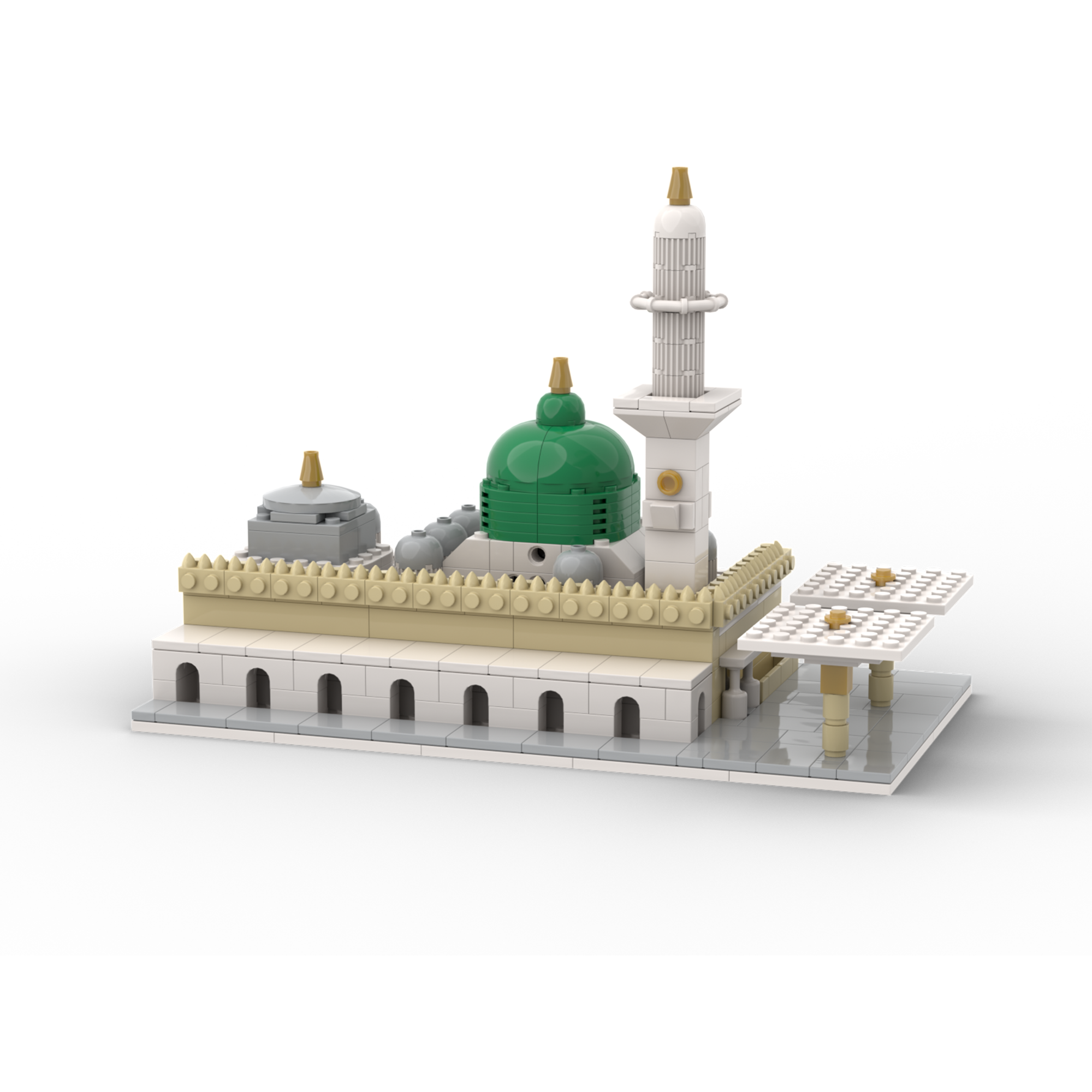 Masjid An Nabawi - Islamic Building Blocks Set of the Prophet's Mosque