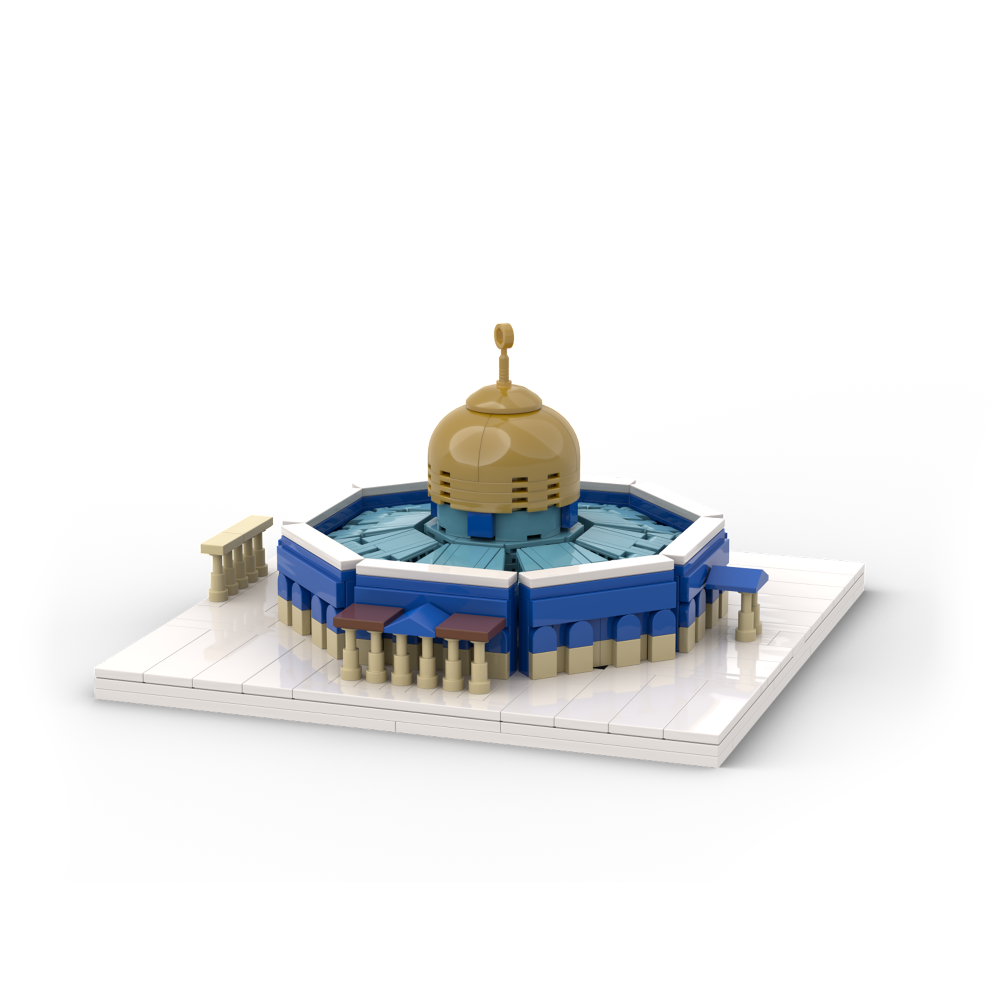 Al Aqsa - Islamic Building Blocks Set Dome Of The Rock