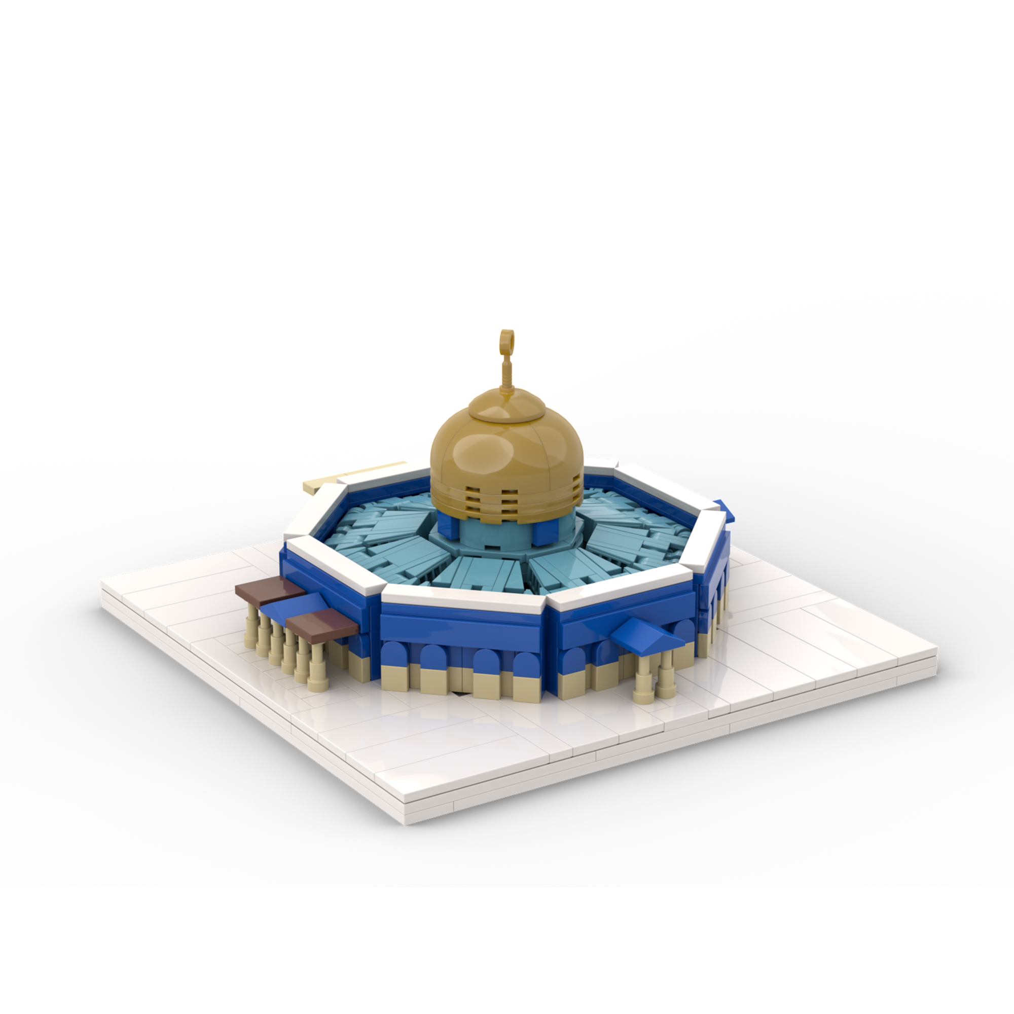 Al Aqsa - Islamic Building Blocks Set Dome Of The Rock