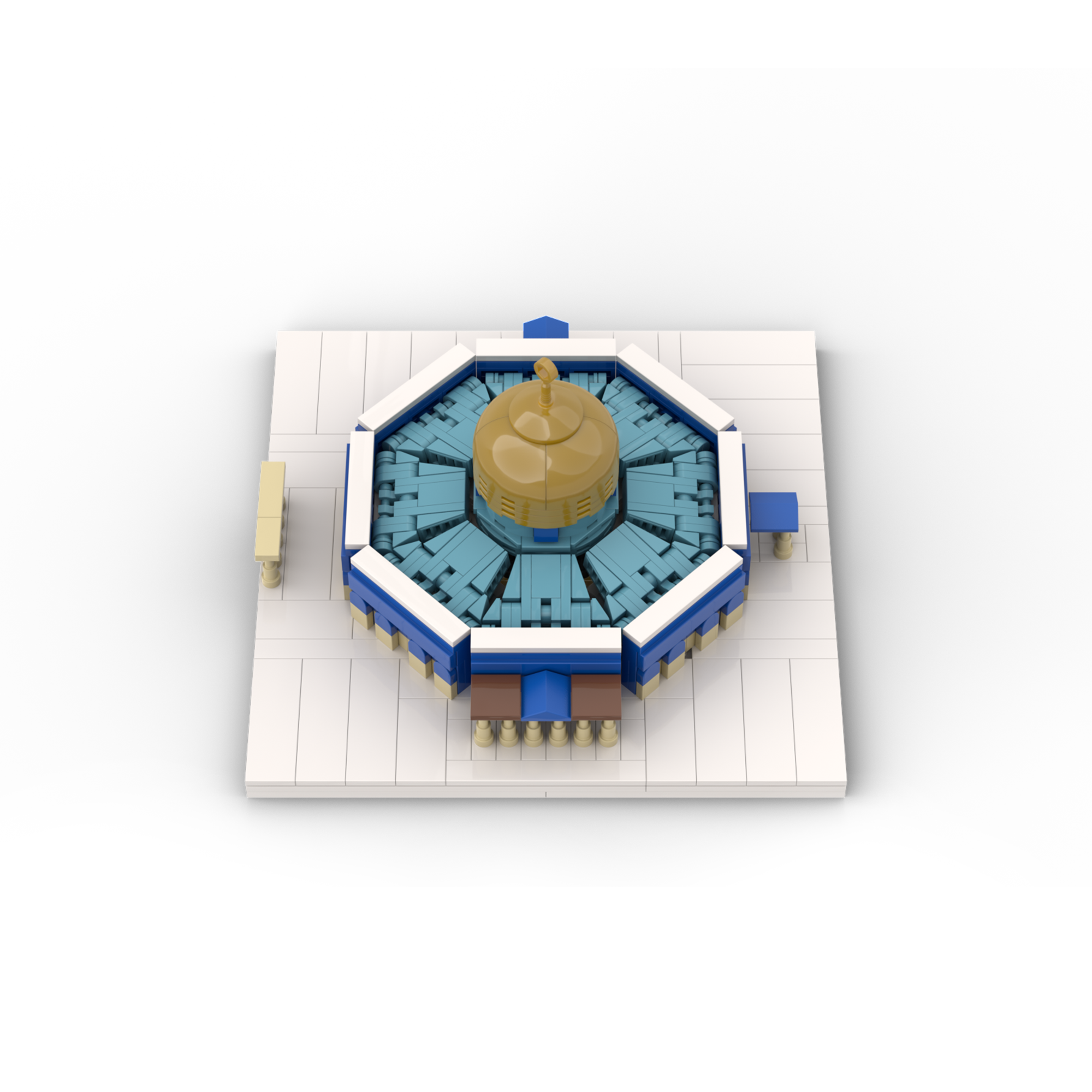 Al Aqsa - Islamic Building Blocks Set Dome Of The Rock