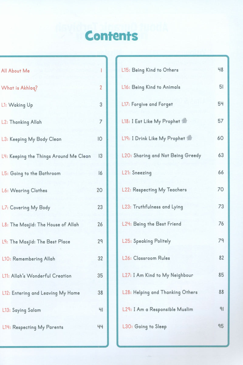 Akhlaq Activity Book – Level 1 (4+ years)