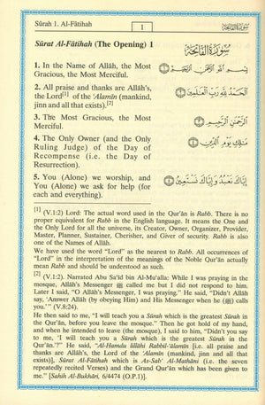 Interpretation of the Meanings of the Noble Qur'an in the English Language 4 X 6 Inches