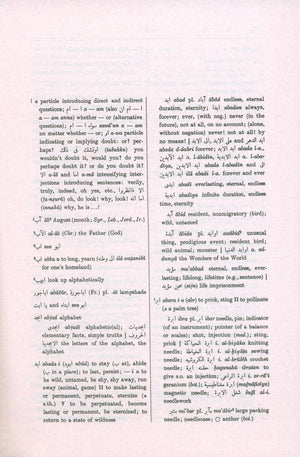 Hans Wehr English-Arabic Dictionary