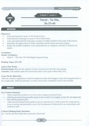 Learning Islam Weekend Edition Teacher / Parent Guide: Level 4