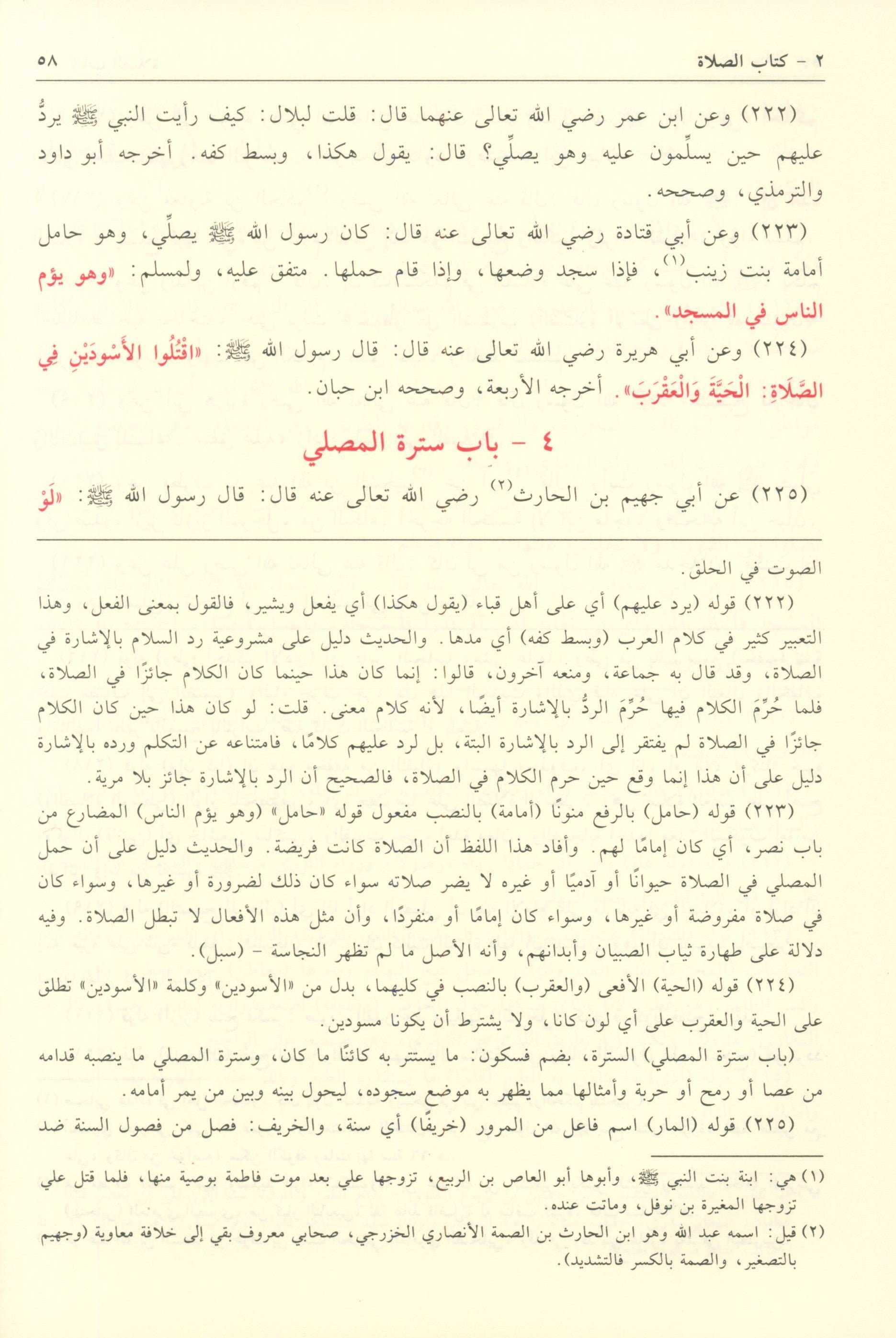 بلوغ المرام من أدلة الأحكام