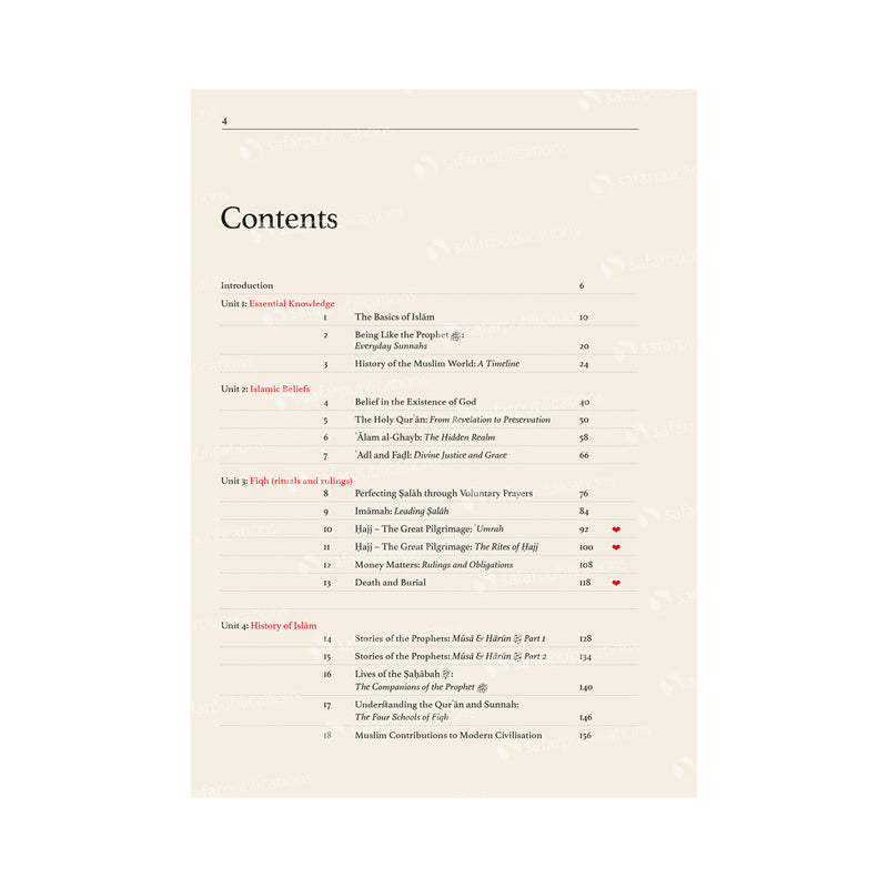 Safar Islamic Studies Textbook 8