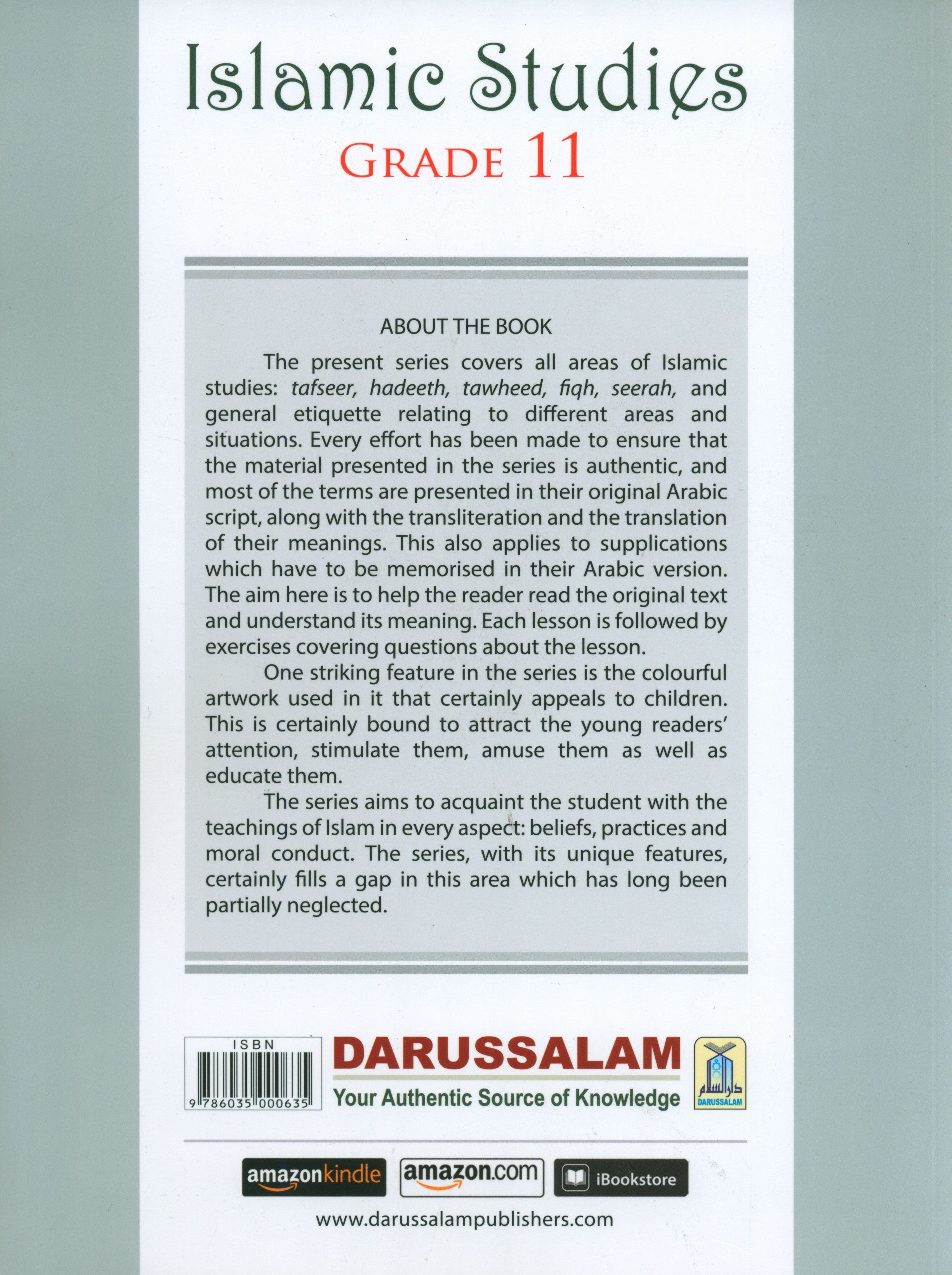 Darussalam Islamic Studies Grade 11