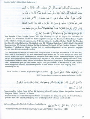 Weekend Learning Islamic Studies Teacher Manual Level 9
