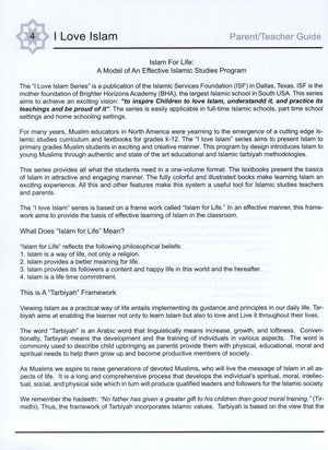 I Love Islam Teacher / Parent Guide Level 3 - First Edition