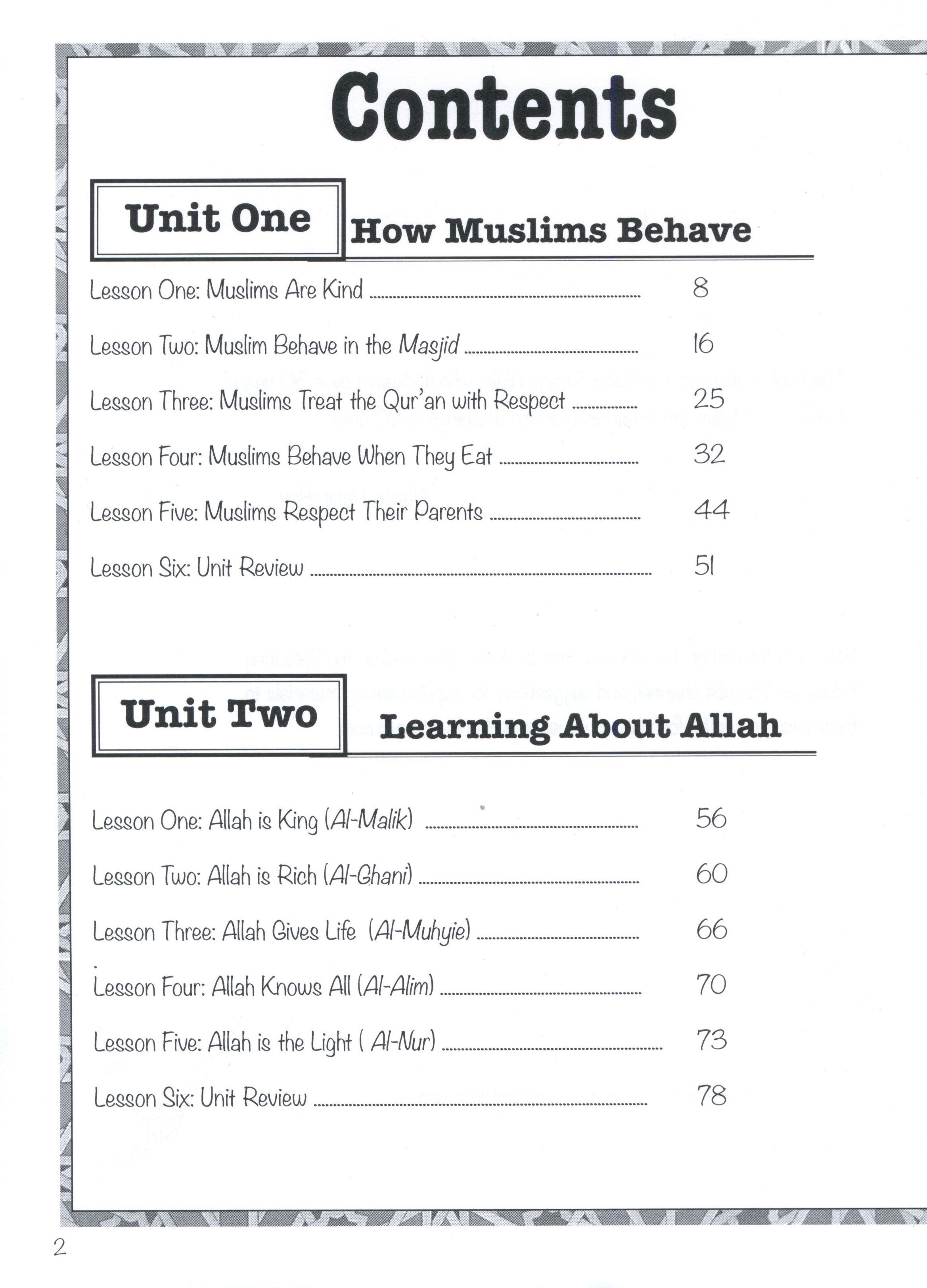 Muslim Sprouts Level B