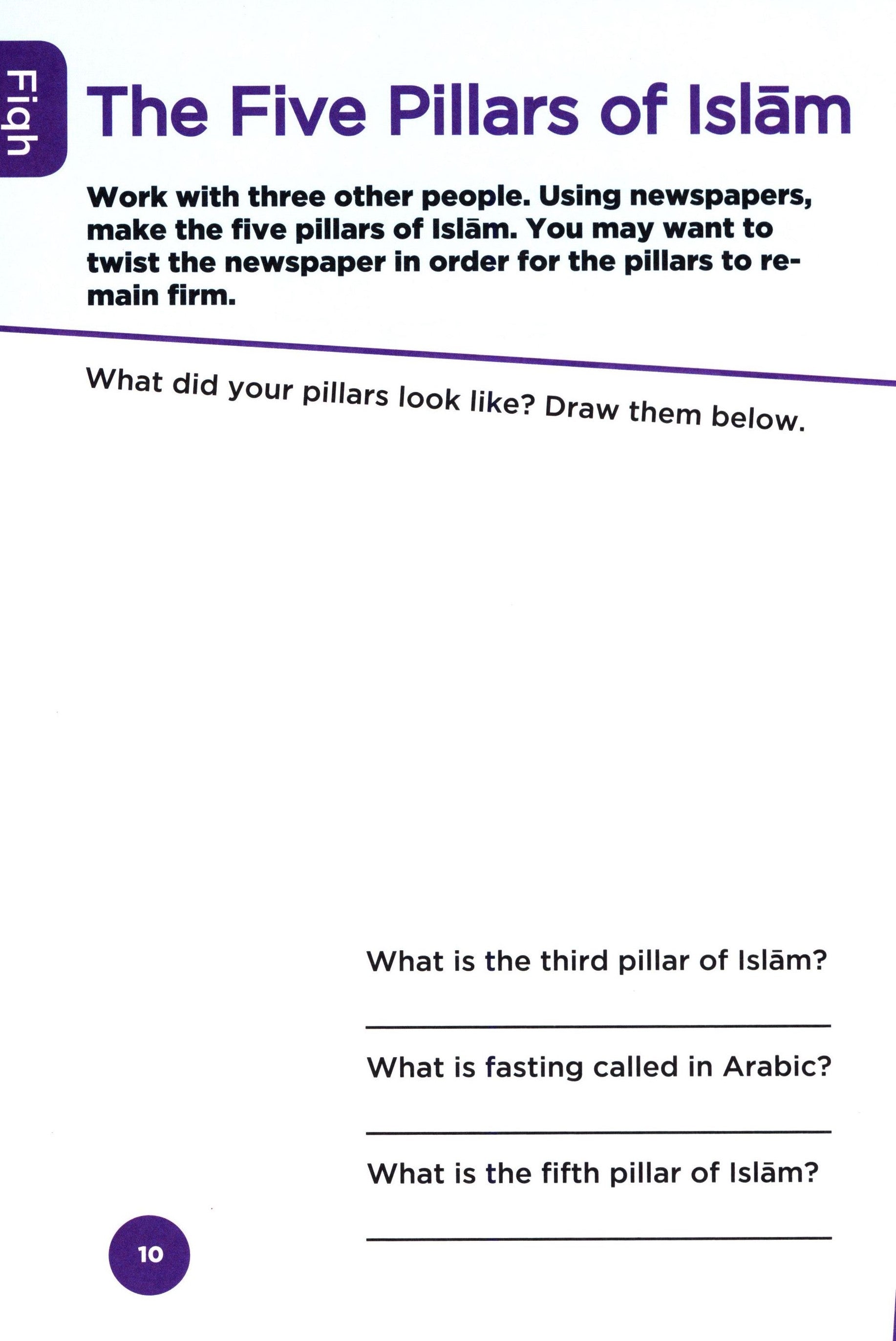 An Nasihah Islamic Curriculum Workbook 1