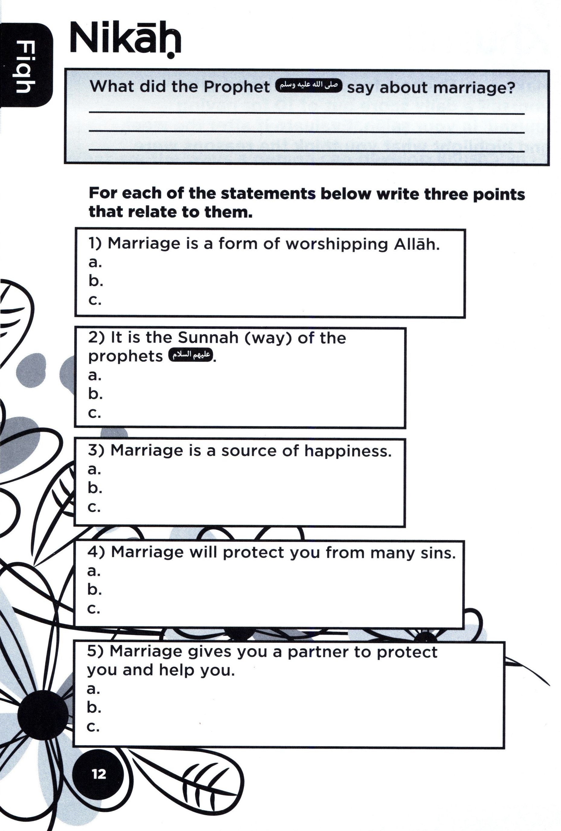 An Nasihah Islamic Curriculum Workbook 8