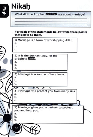 An Nasihah Islamic Curriculum Workbook 8