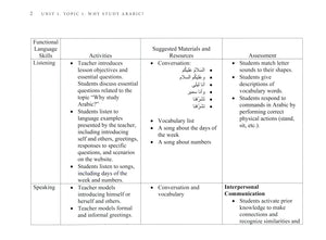 Arabic 1 & 2 Teachers' Guide كتاب العربي