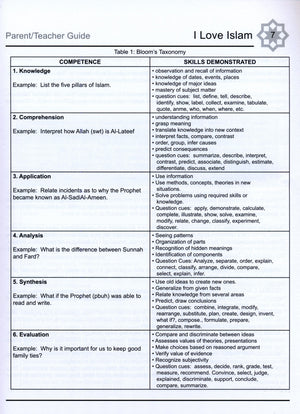 I Love Islam Teacher / Parent Guide Level 3 - First Edition