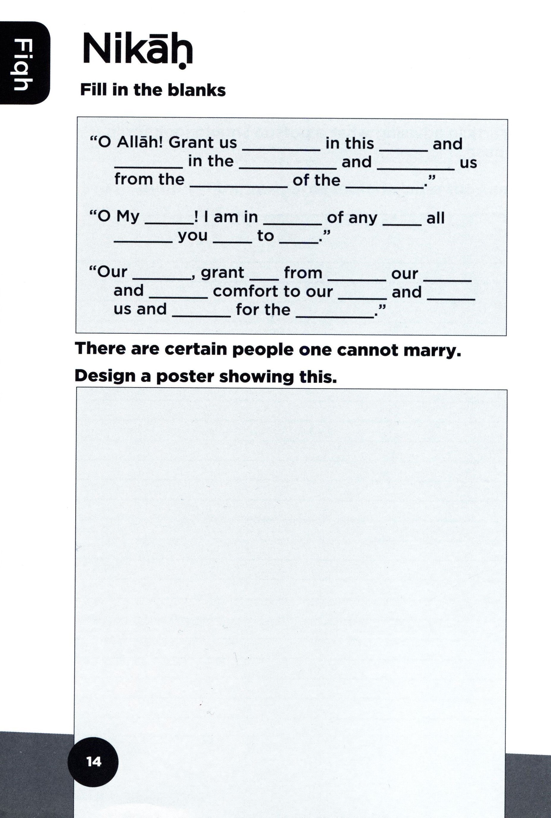 An Nasihah Islamic Curriculum Workbook 8