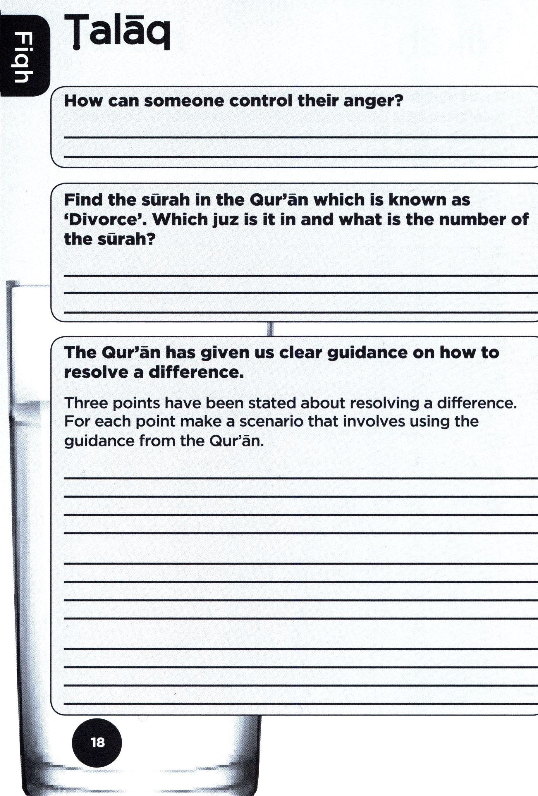 An Nasihah Islamic Curriculum Workbook 8