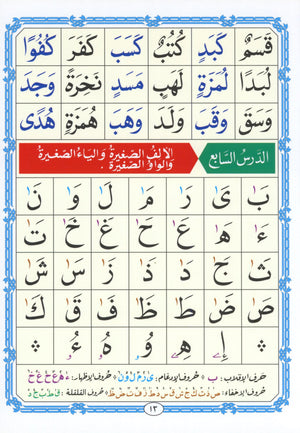 Al-Qaidah An-Noraniah KG Level القاعدة النورانية كتاب رياض الأطفال والتمهيدي (المقوى)