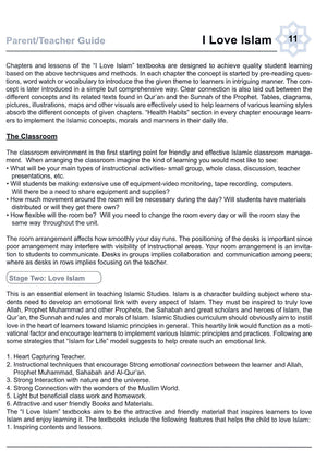 I Love Islam Teacher / Parent Guide Level 4 - First Edition