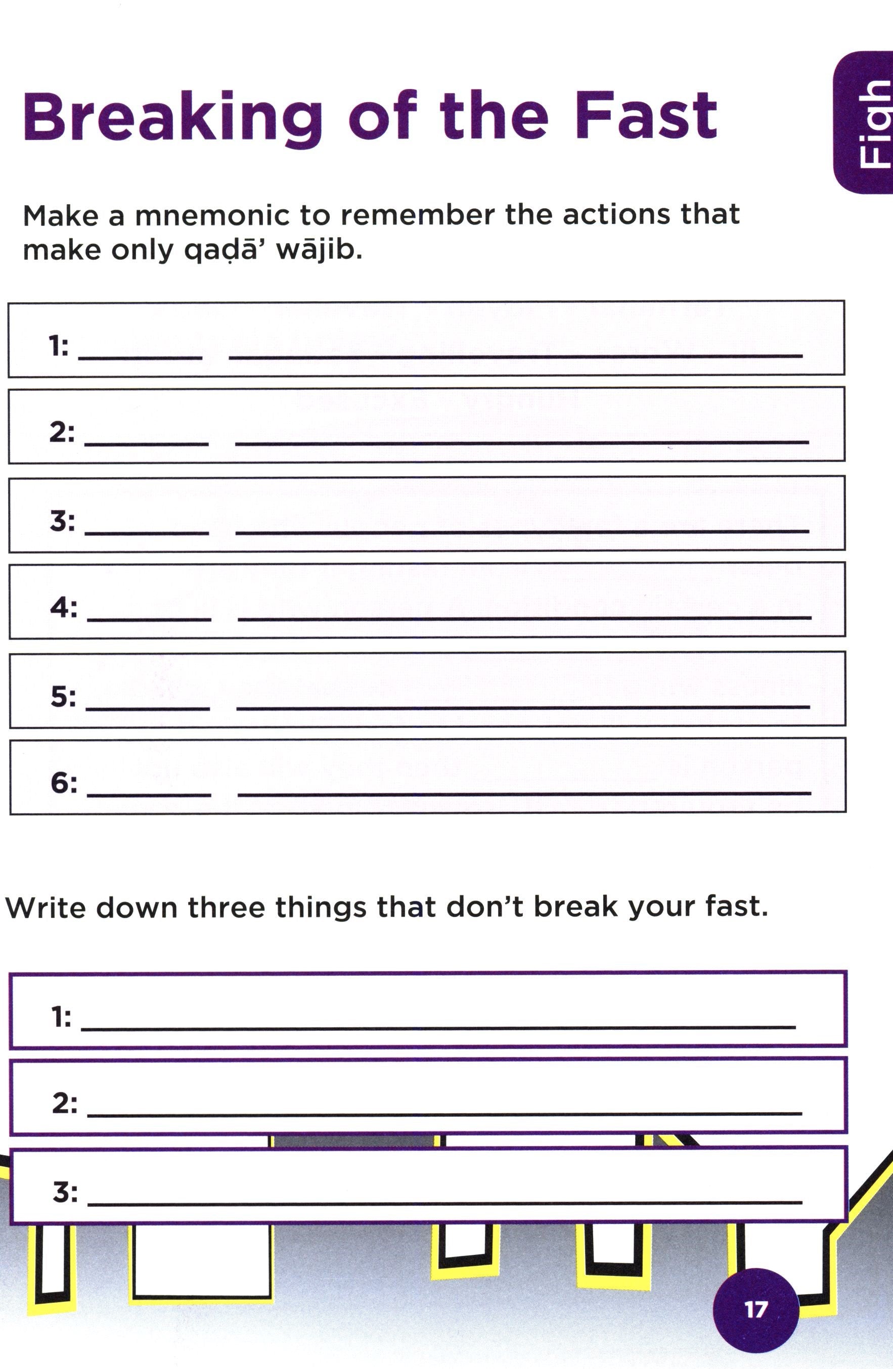 An Nasihah Islamic Curriculum Workbook 4