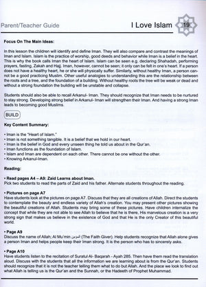 I Love Islam Teacher / Parent Guide Level 3 - First Edition