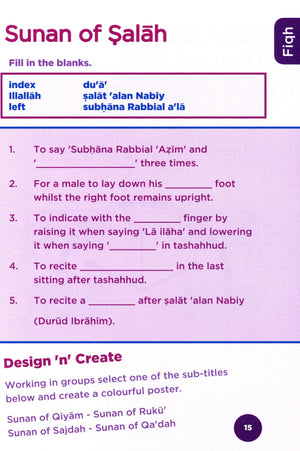 An Nasihah Islamic Curriculum Workbook 5
